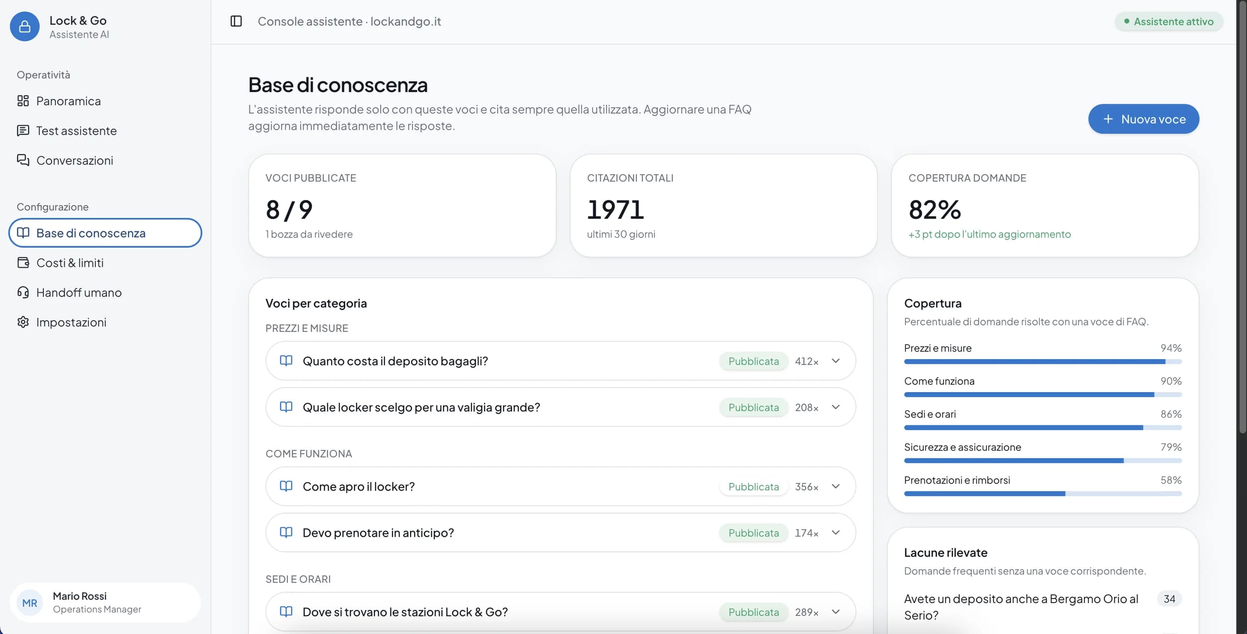 The FAQs are the only source of answers, each with how often it was cited. Below, the questions that keep coming back without an entry: 34 people asked about Bergamo Orio al Serio.