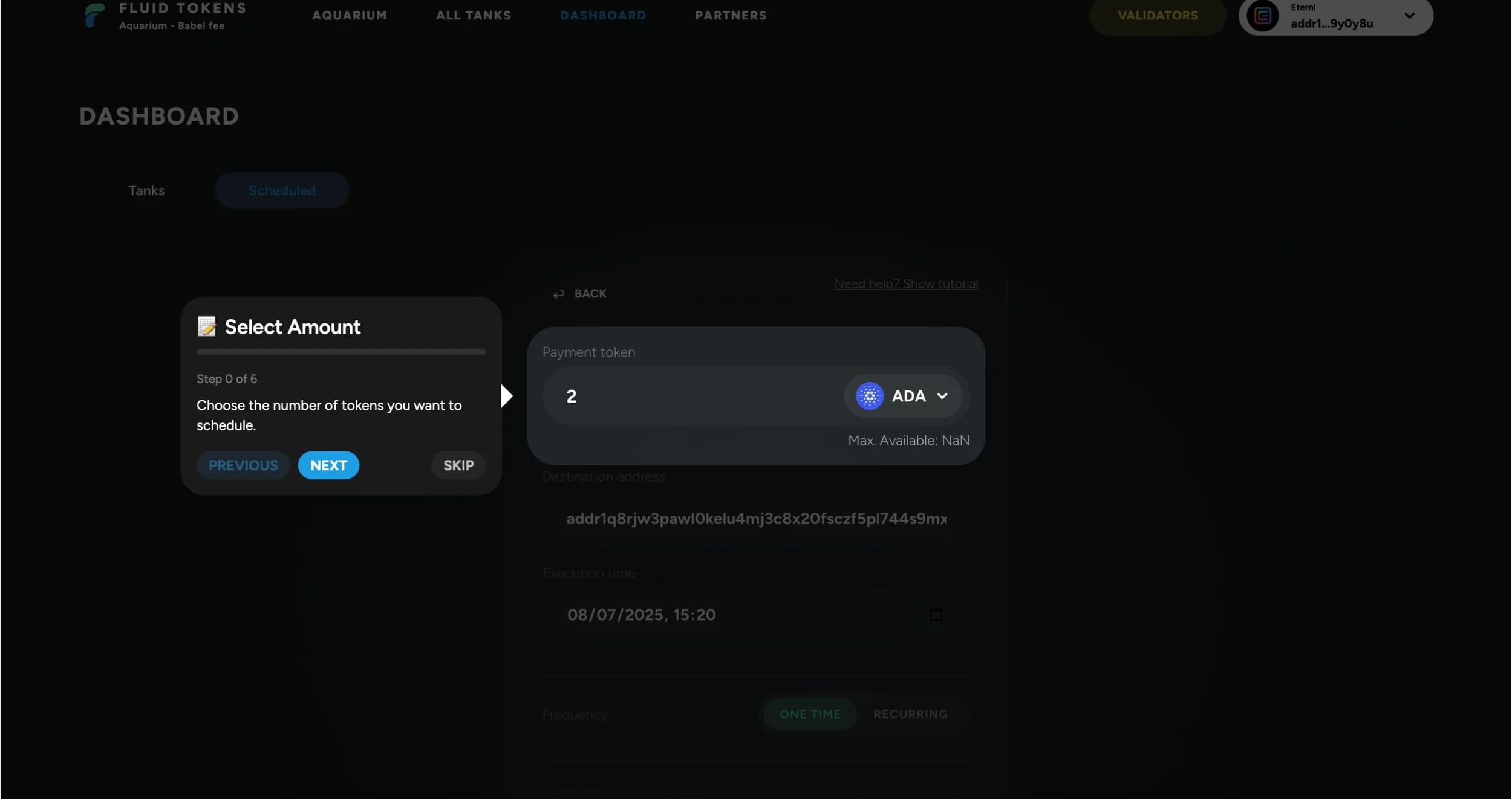 Un tutorial in sei passi guida la programmazione di un pagamento singolo o ricorrente.